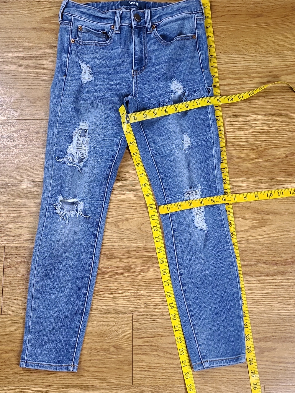 Aero 4x24.5 high Rise Jegging 2019 girls pre-owned strech denim blue jeans